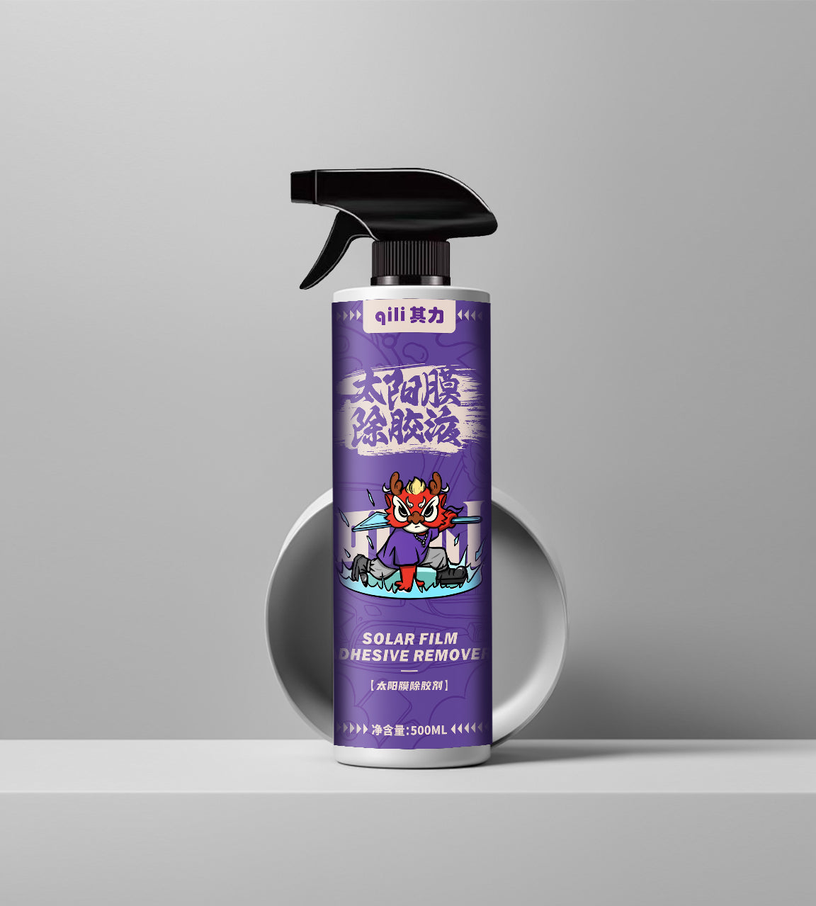 QiliWrap CleanStrip™ – Spray décapant pour ancien film solaire et résidus de colle
