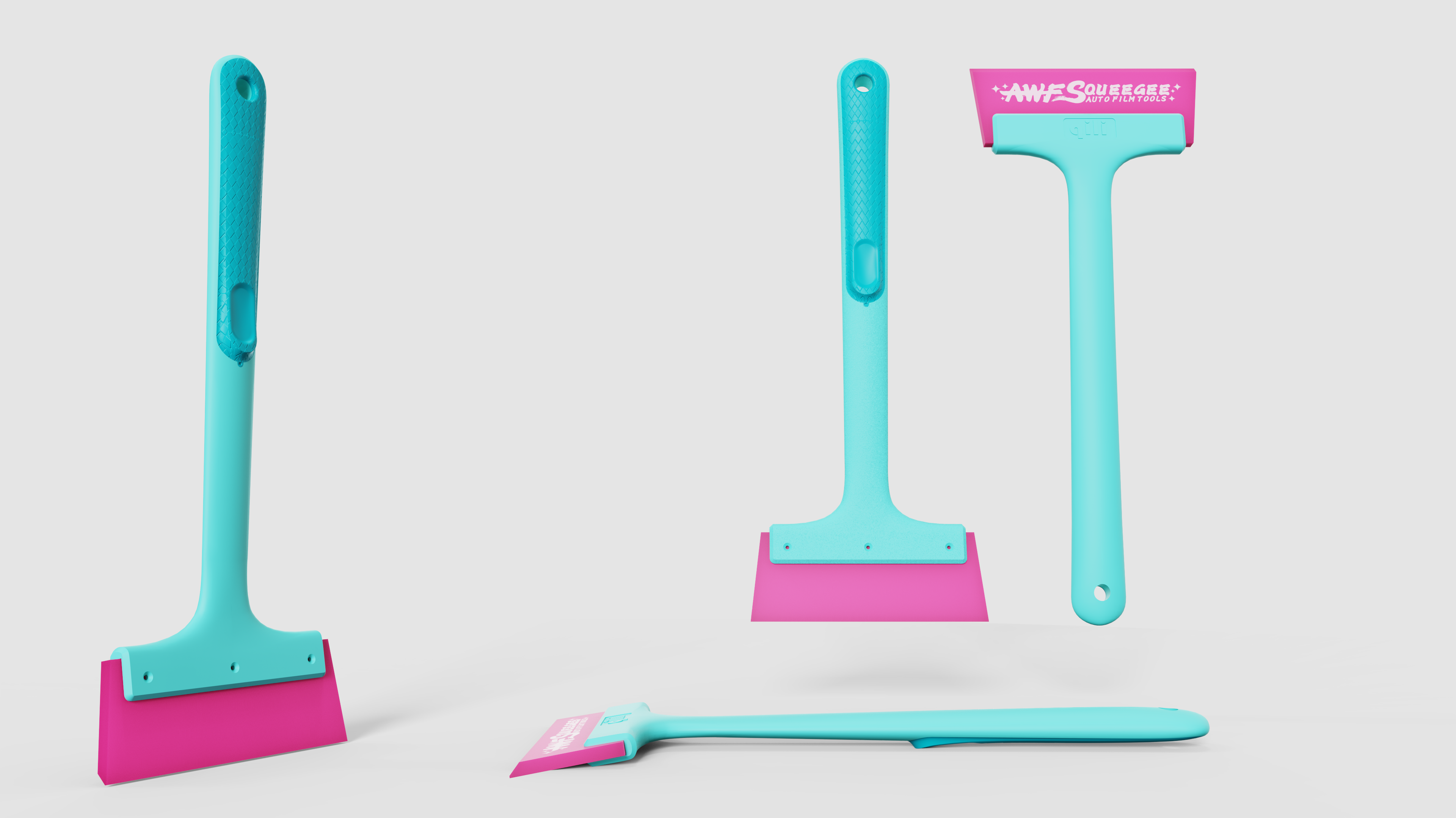 QiliWrap LongReach Squeegee – Raclette longue grandes vitres