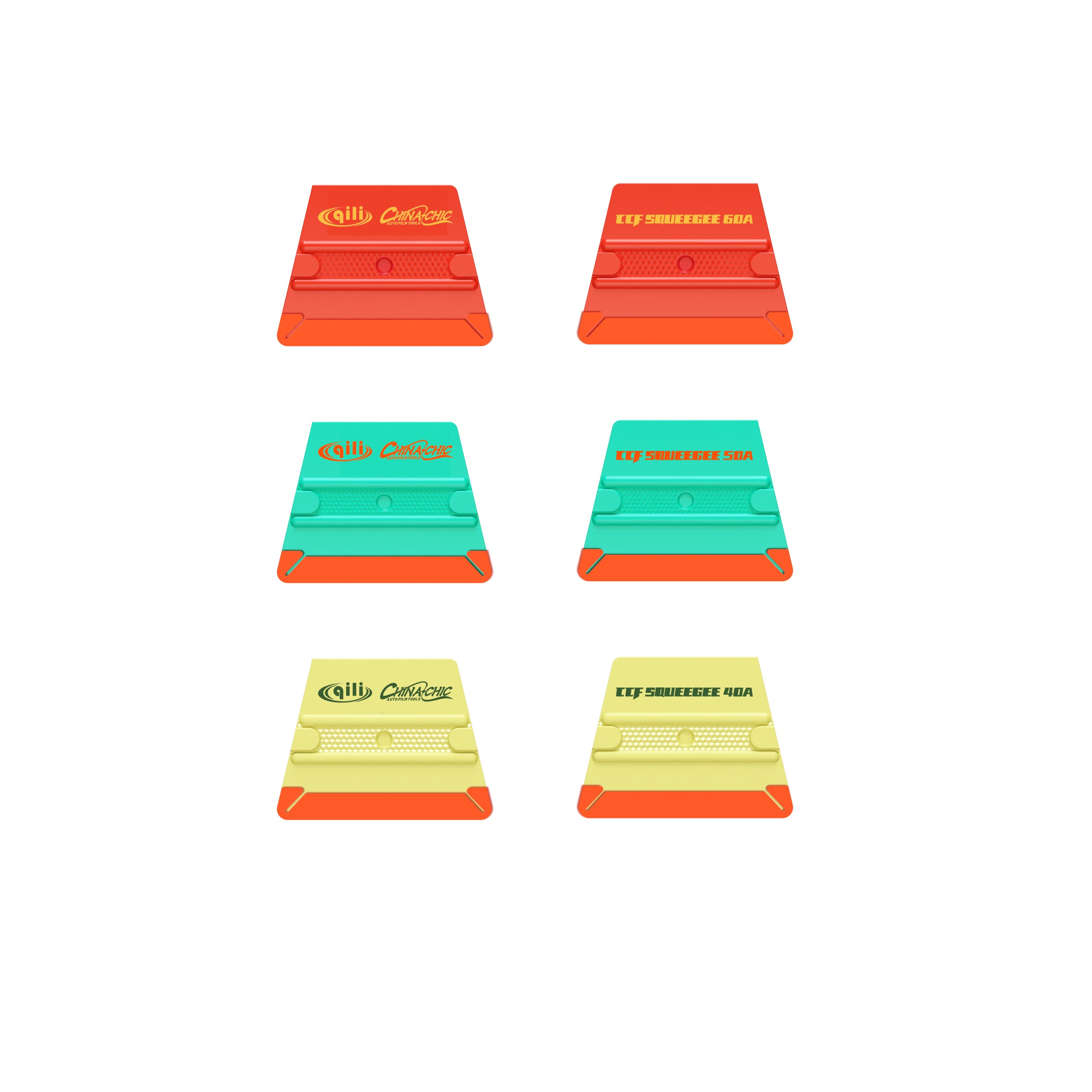 QiliWrap SoftEdge™ – Pack de 3 raclettes de covering avec feutrine Alcantara (40A / 60A / 80A)