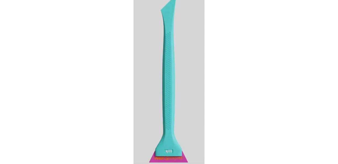 QiliWrap FlexFinish Pro – Raclette longue de précision pour vitres teintées et angles difficiles