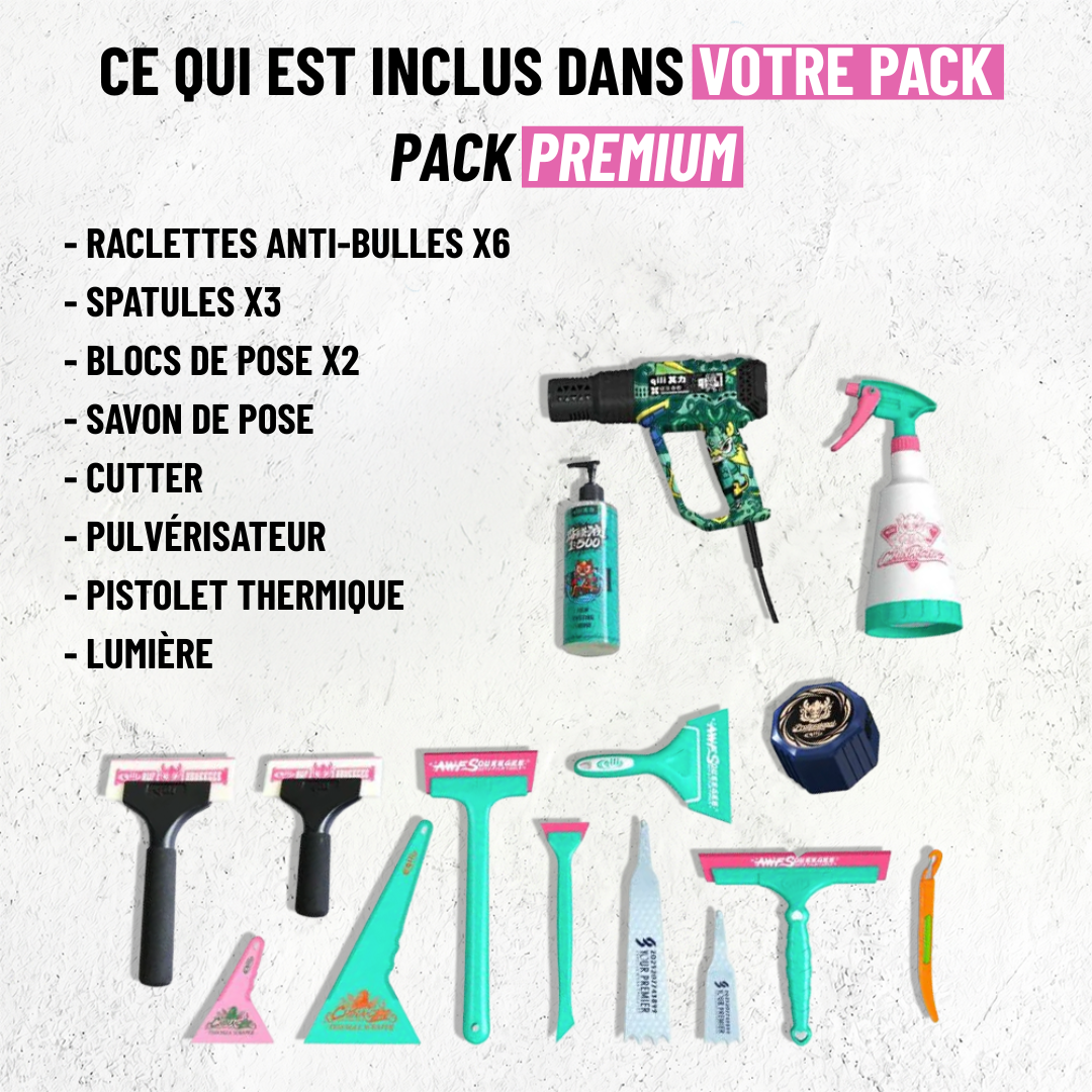 Pack TintMaster™ – Pack complet pour vitres teintees