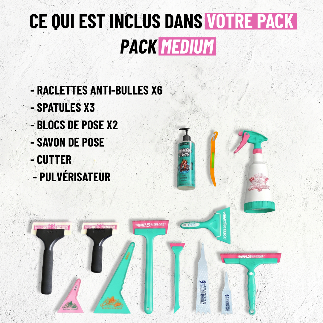 Pack TintMaster™ – Pack complet pour vitres teintees