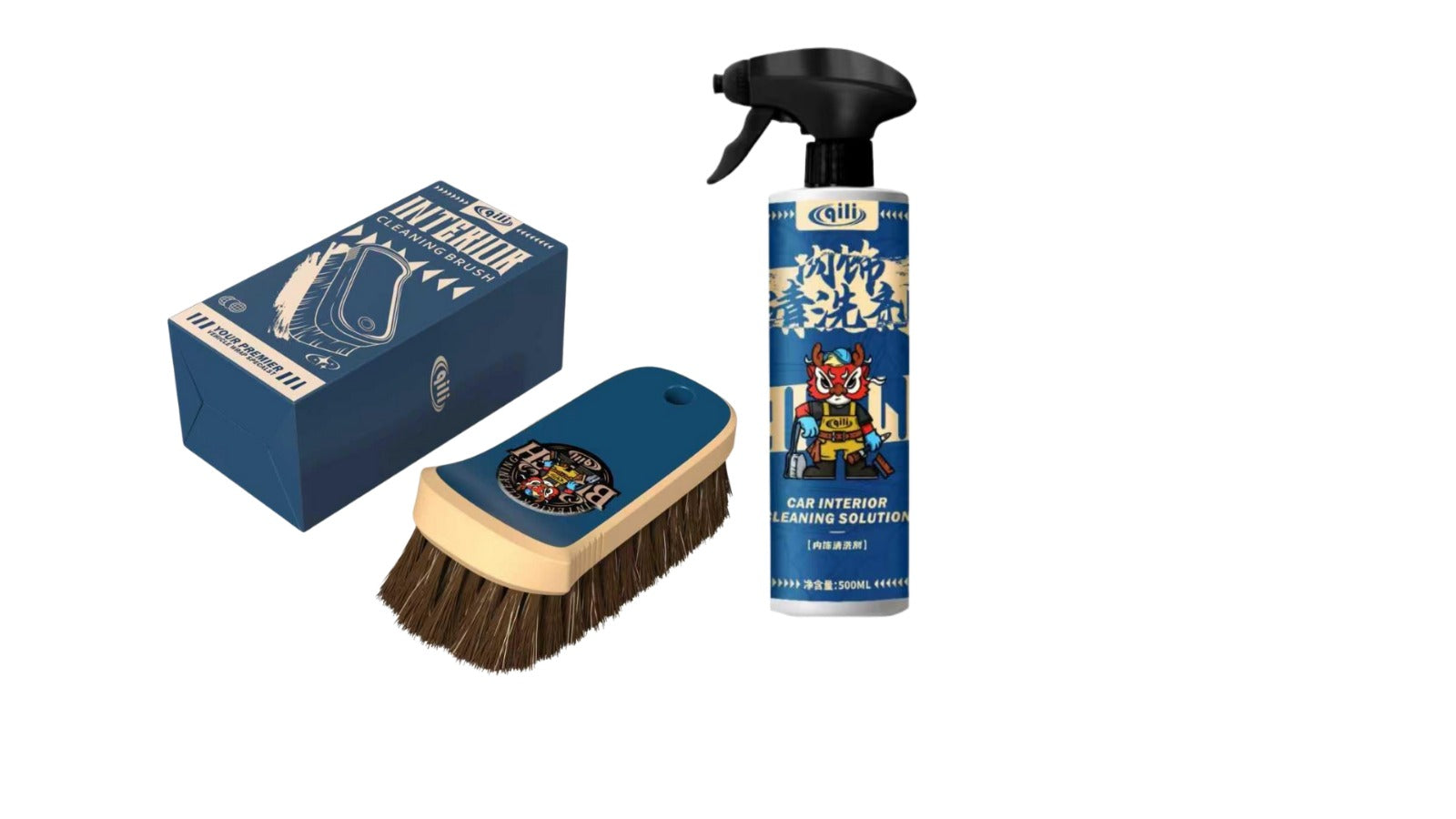 Pack Nettoyant Spécial Cuir – Brosse + Nettoyant en Profondeur